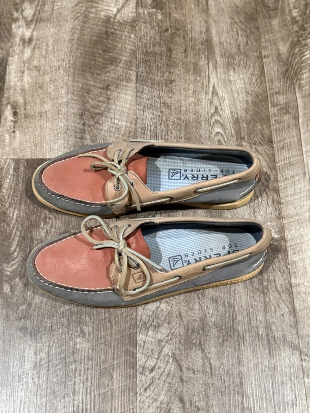 SPERRY Top Sider Multi-Color Leather Boat Shoe 9.5M